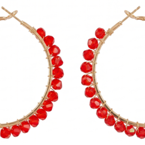 Gold earrings